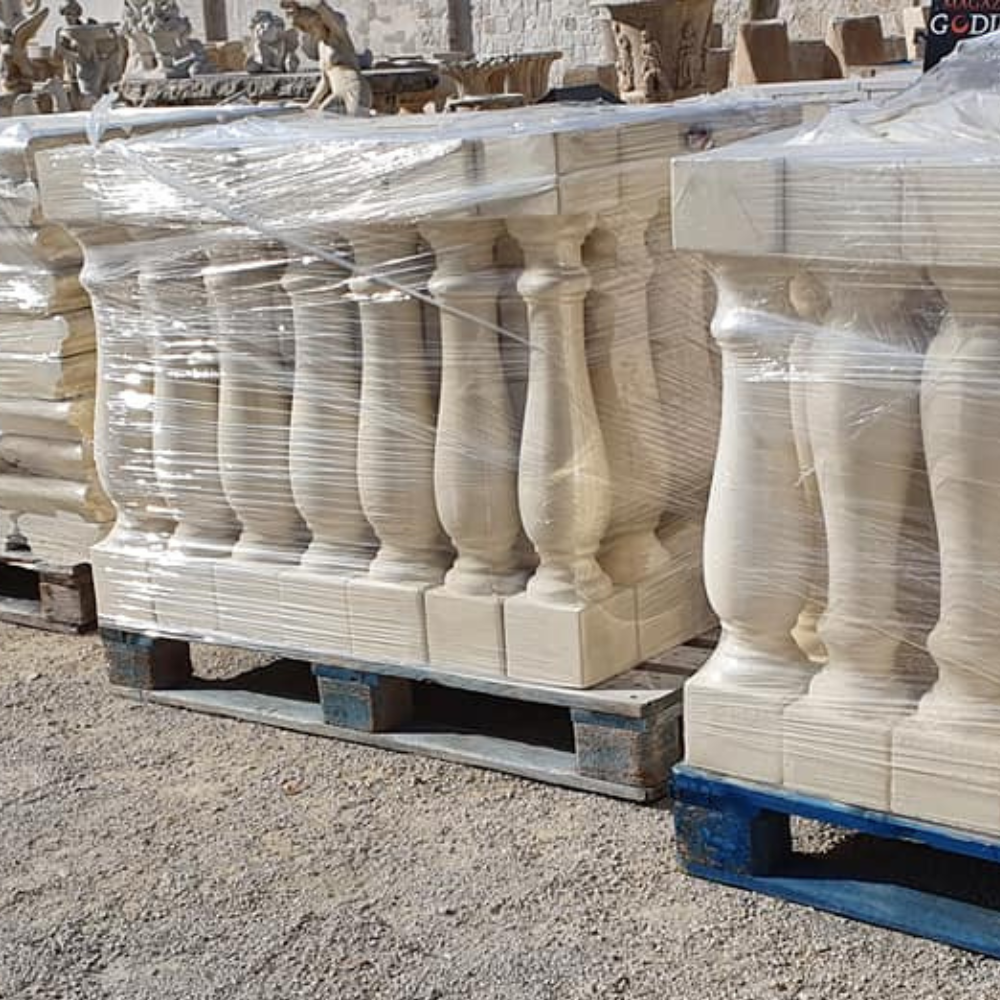Balaustra modello Birillo 100 in Cemento | Godium