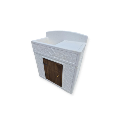 Pilozzo lavabo in cemento 84x44