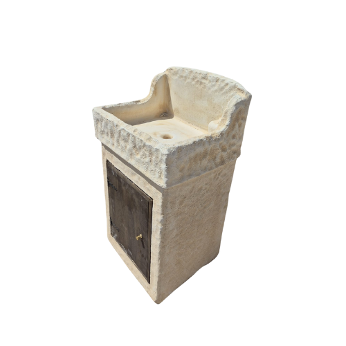 Pilozzo lavabo in cemento 60x50