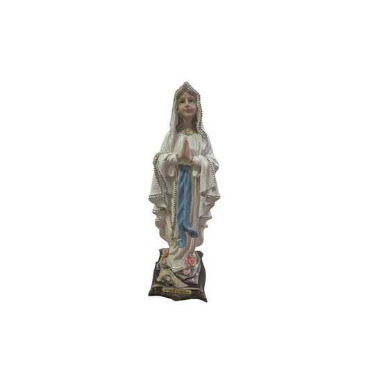 Madonna di Lourdes Statuetta in Resina | Godium