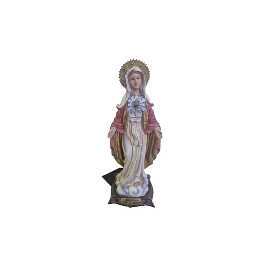 Cuore Immacolato di Maria Statuetta in Resina | Godium