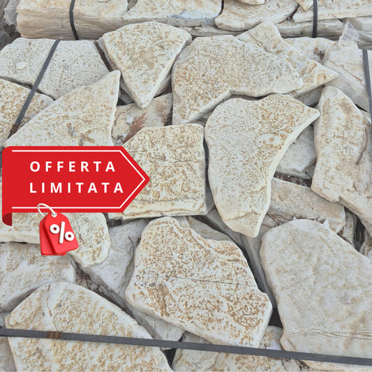 Pietra Albanese Irregolare Anticata per Rivestimenti e Pavimenti