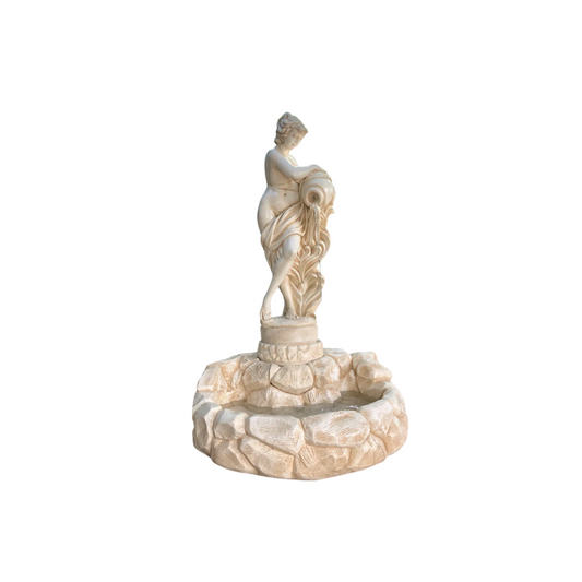Fontana Laghetto Con Statua Portatrice D'Acqua
