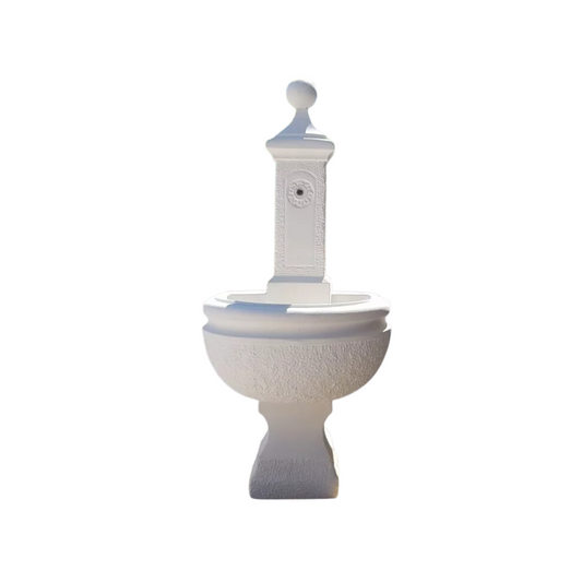Fontana da parete con vasca