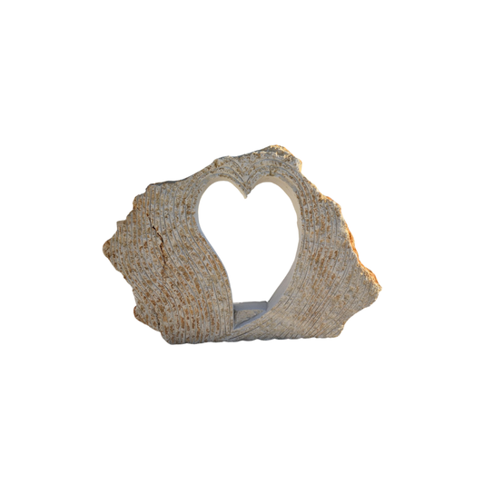 Cuore in Pietra Mia per Arredo Giardino | Godium