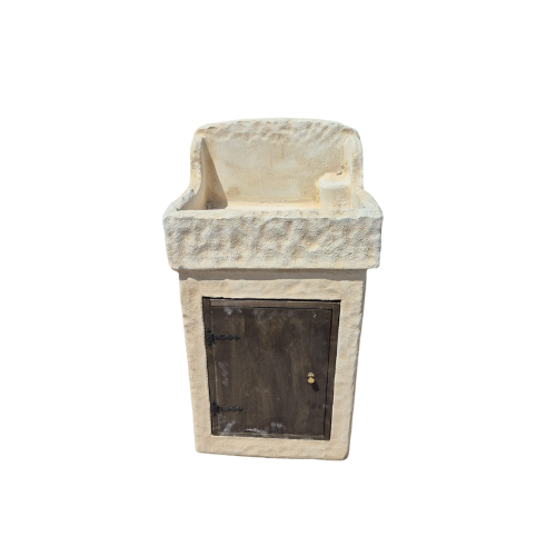 Pilozzo lavabo in cemento 60x50