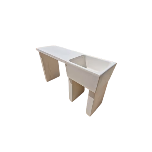 Lavandino da 60cm con Piano d'Appoggio Laterale