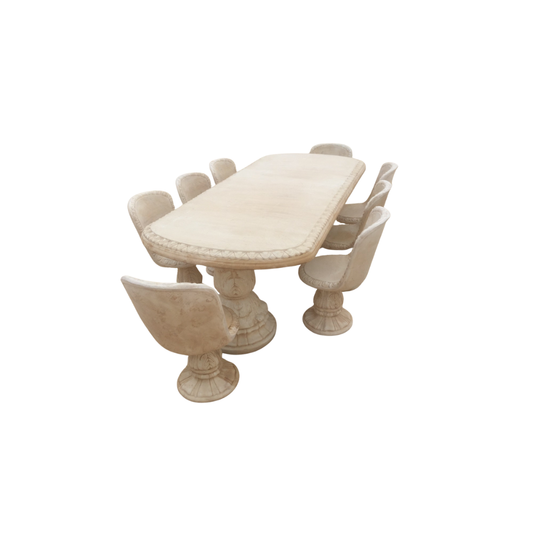 Tavolo Ovale con sedie per Arredo Giardino | Godium