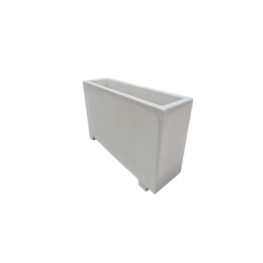 Vaso rettangolare liscio